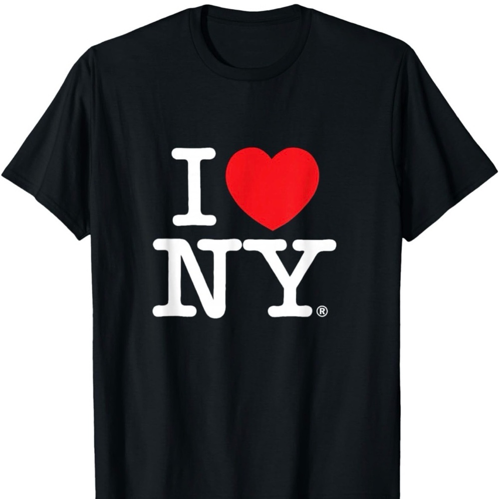 I Love NY Black T-Shirt Size Small EUC